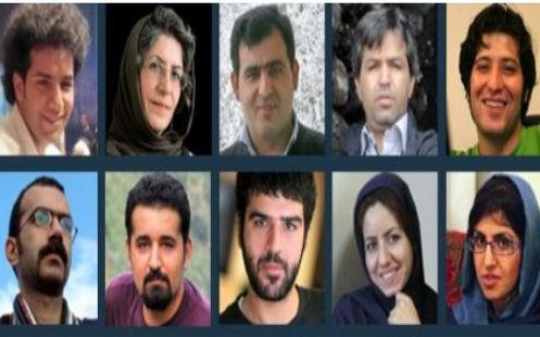 12 dei 14 giornalisti arrestati.