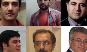 Partendo dall'alto da sinistra a destra: Loghman Moradian, Zaniar Moradian, Kourosh Ziari, Saeed Rezaei, Mohammad Ali (Pirouz) Mansouri, Masoud Bastani
