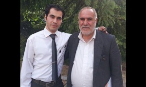 Hossein Ronaghi Maleki e suo padre Seid Ahmad